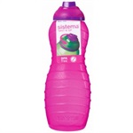 Sistema Davina Twist ‘n’ Sip Drinks Bottle, 700ml –Pink