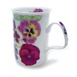 Roy Kirkham Pansy Design Bone China Mug