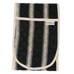 Sterck Mercara Black Stripe Double Oven Glove