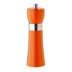 Zassenhaus 18cm Hamburg Wooden Salt Mill, Orange