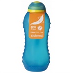 Sistema 330ml Squeeze Drink Bottle, Blue
