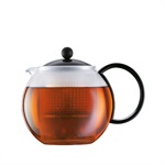 Bodum Assam 1.0 L Tea Press with Black Lid & Handle