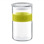 Bodum Presso Glass Storage Jar 1ltr / 34oz - Lime Green