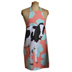 Leslie Gerry Friesian Cow Design Full Apron