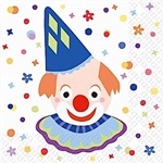 Stewo 3 Ply paper napkins, Clown Design (Pello)