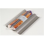 Patisse Silver Top Range 3 Slot Non Stick French Baguette Tray
