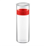 Bodum Presso Glass Storage Jar 1.9 ltr / 64 oz - Red