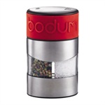 Bodum Twin Salt & Pepper Grinder / Mill - Red