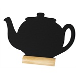 Securit Silhouette Table Chalkboard, Teapot