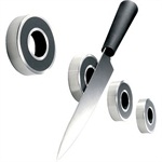 Eva Solo Four Piece Knife Magnet Set