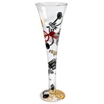 Lolita Hand Painted Champagne Glass - Divorce